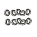 10x 6000-2RS Deep Grooved Ball Bearings