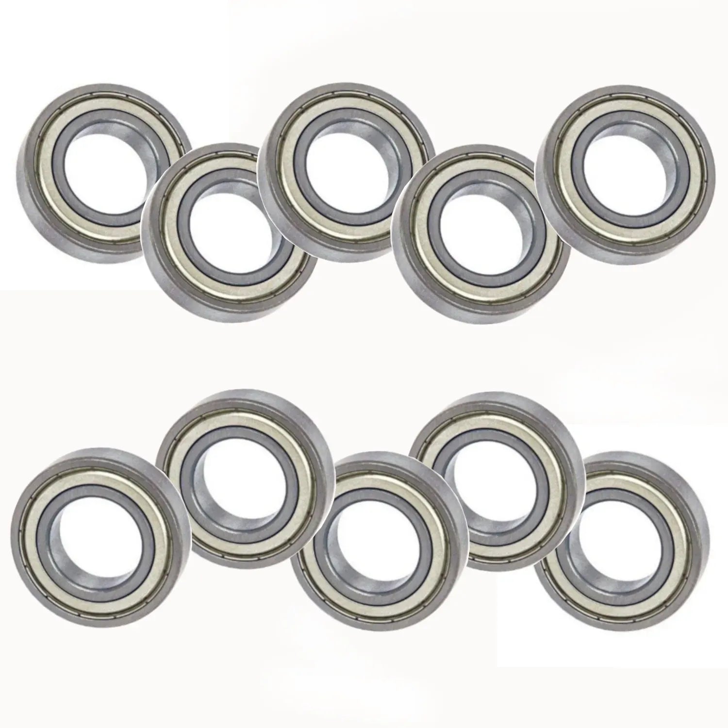 10x Bearings 6004 ZZ Metal Shielded Deep Grooved Radial Ball Bearing