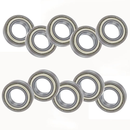 10x Bearings 6206 ZZ Metal Shielded Deep Grooved Radial Ball Bearing
