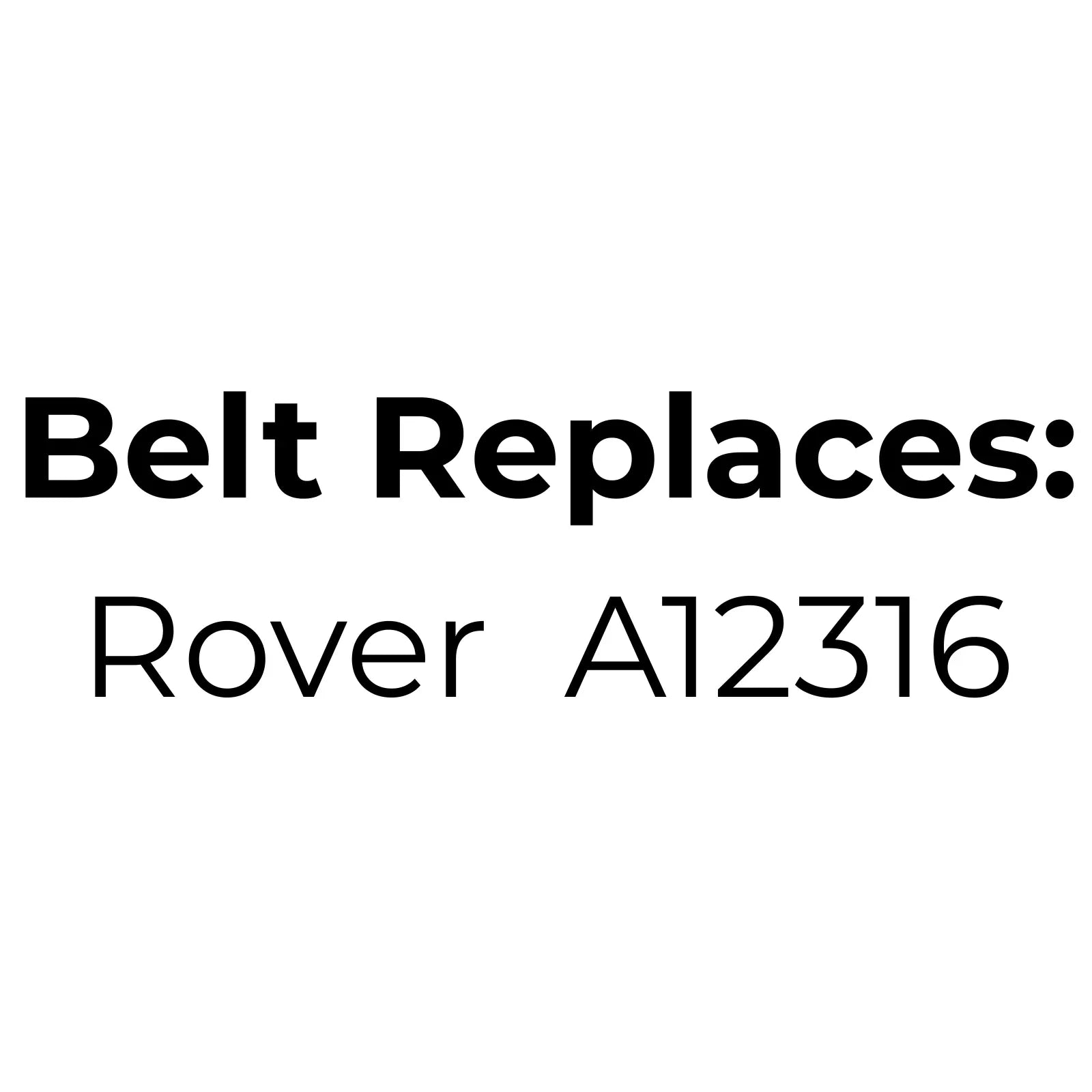Belt Replaces Rover A12316 for Rancher 18166 18188 28151 28166 28189