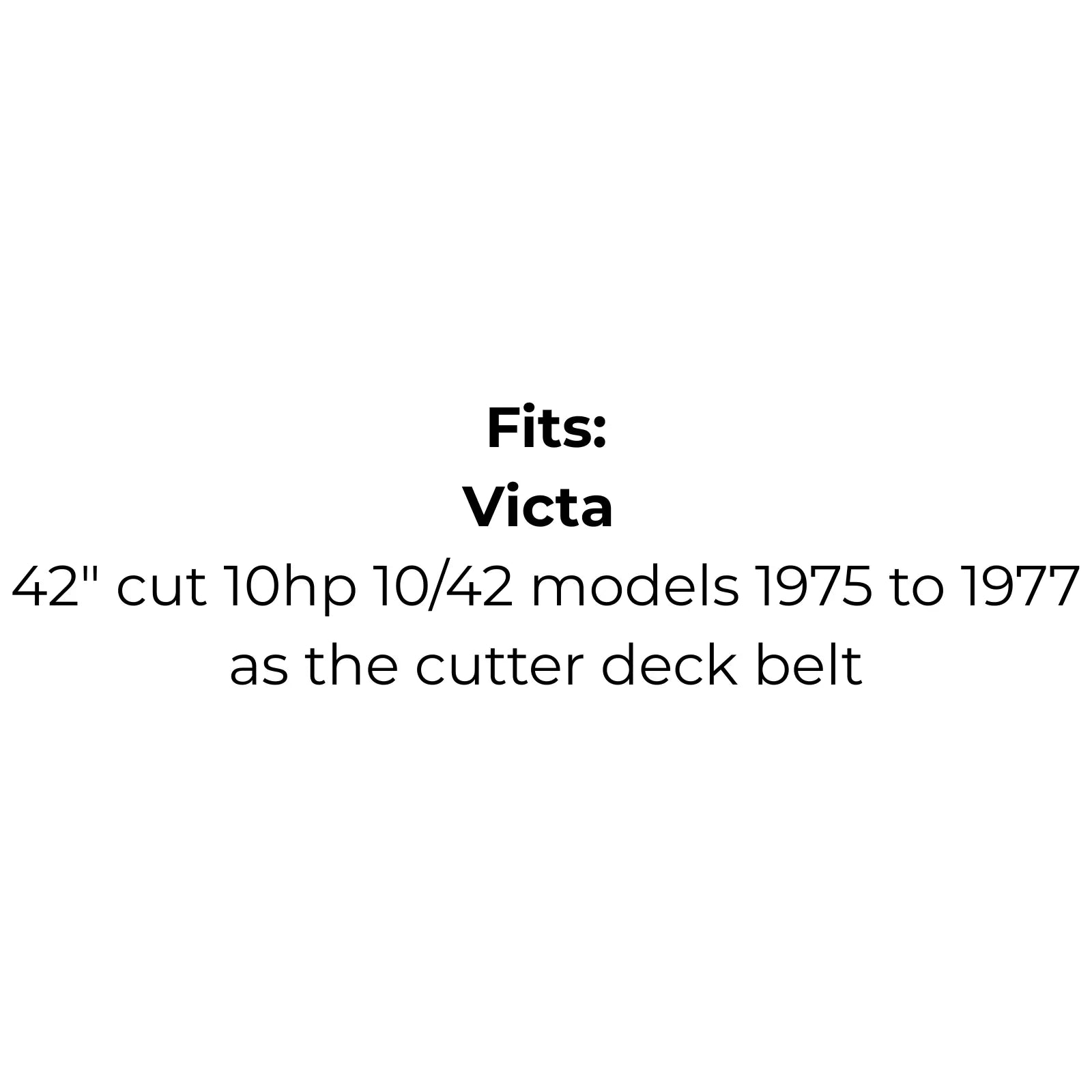 Belt Replaces Bolens 1736903 or Victa TM60660A, 754-0181, 954-0181 Cutter Deck Belt