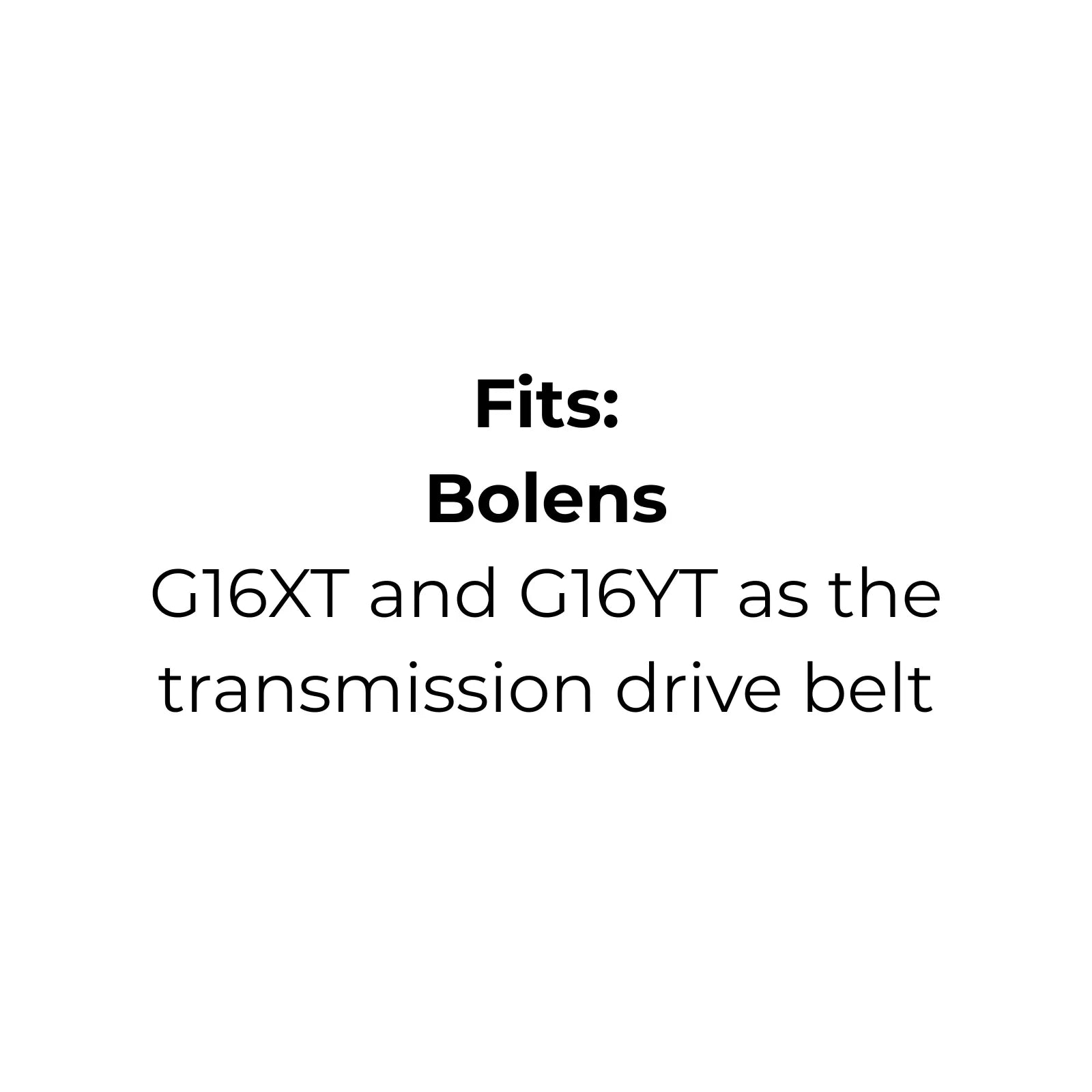 Belt Replaces Bolens 1820400 Transmission Drive