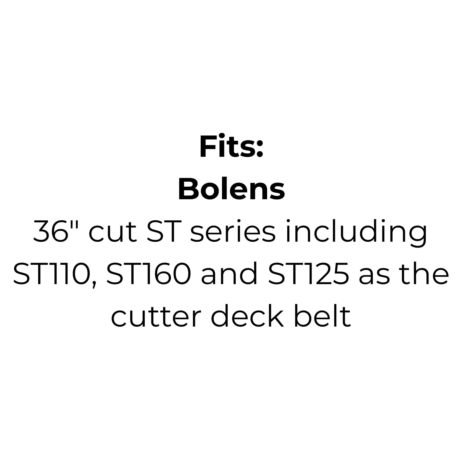 Belt Replaces Bolens 1746823 36" cut ST series