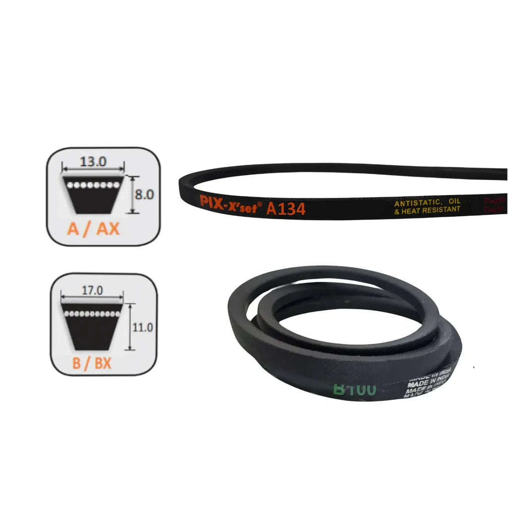 Belts Replace Greenfield GT20005, GT02354 or GT02394 and GT18005 or GT02365 (2 Belts)