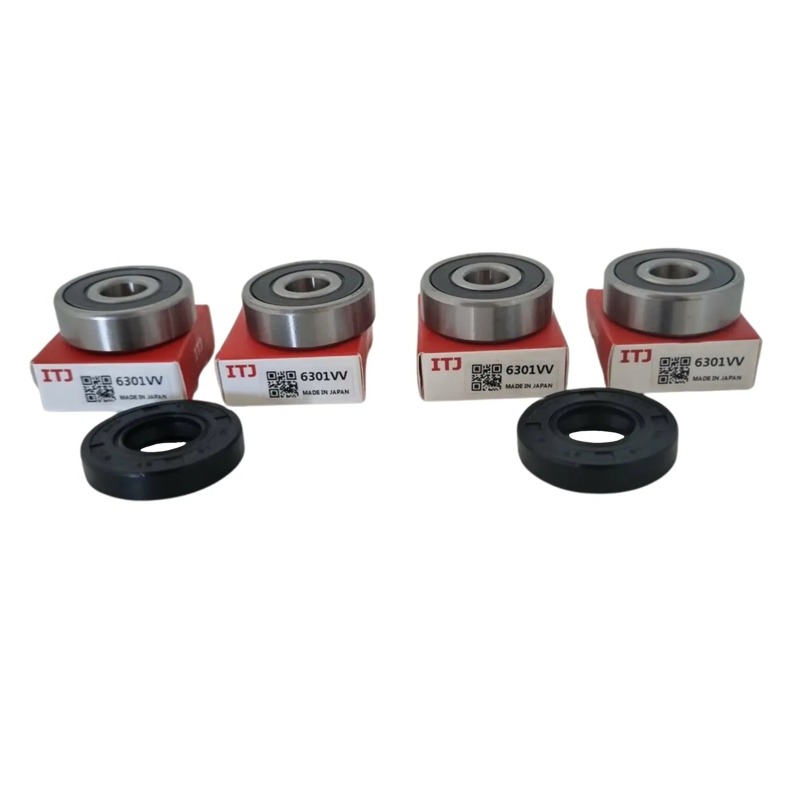 Front and Rear Motorcycle Wheel Bearing Kit for Yamaha DT50 1989