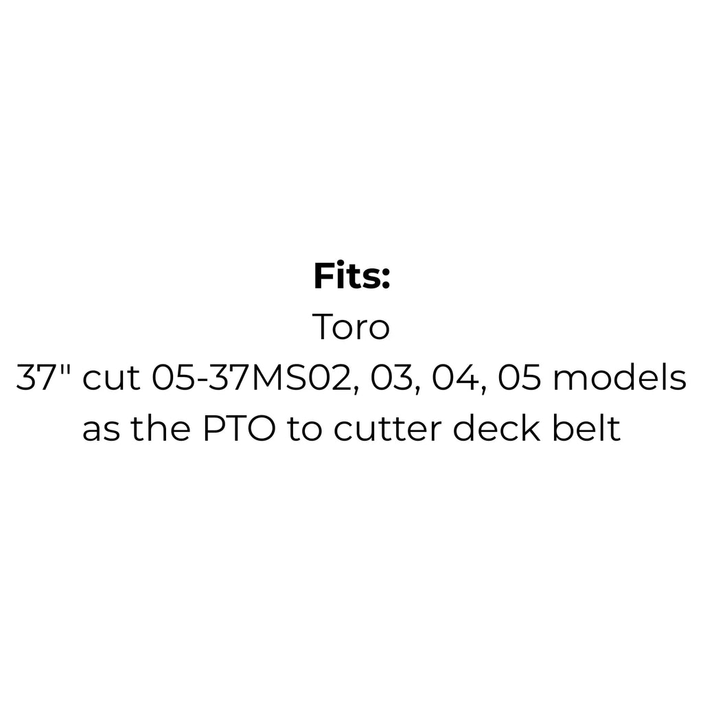 Belt replaces Toro 110082 or Everride 191199