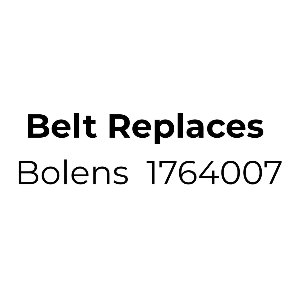 Belt replaces Bolens 1764007 cutter deck belt for 42" ST160