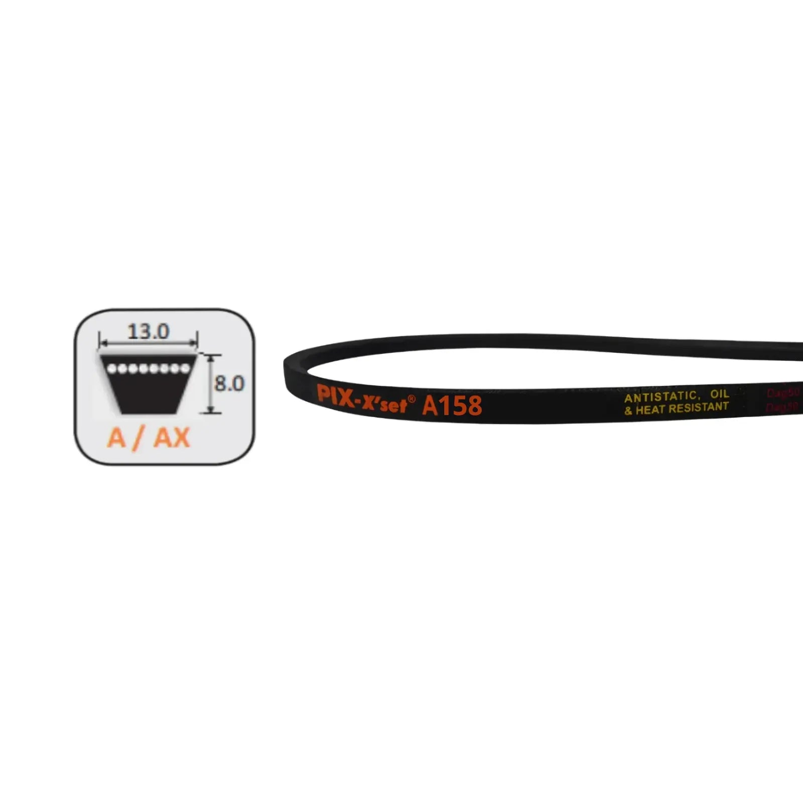 Belt replaces 1764007 for Bolens 42" cut ST160 as the cutter deck belt