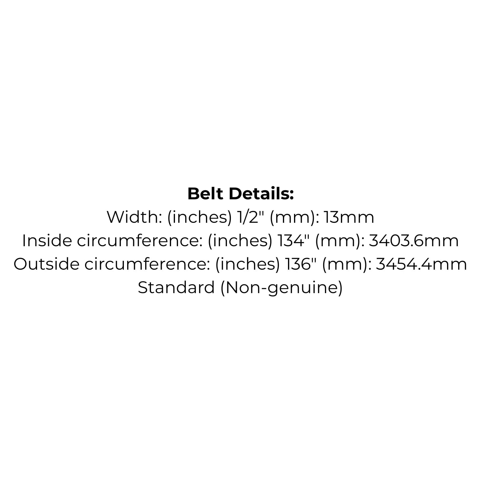Belt to Replace Greenfield GT20005, GT02354 or GT02394 Transmission Drive Belt