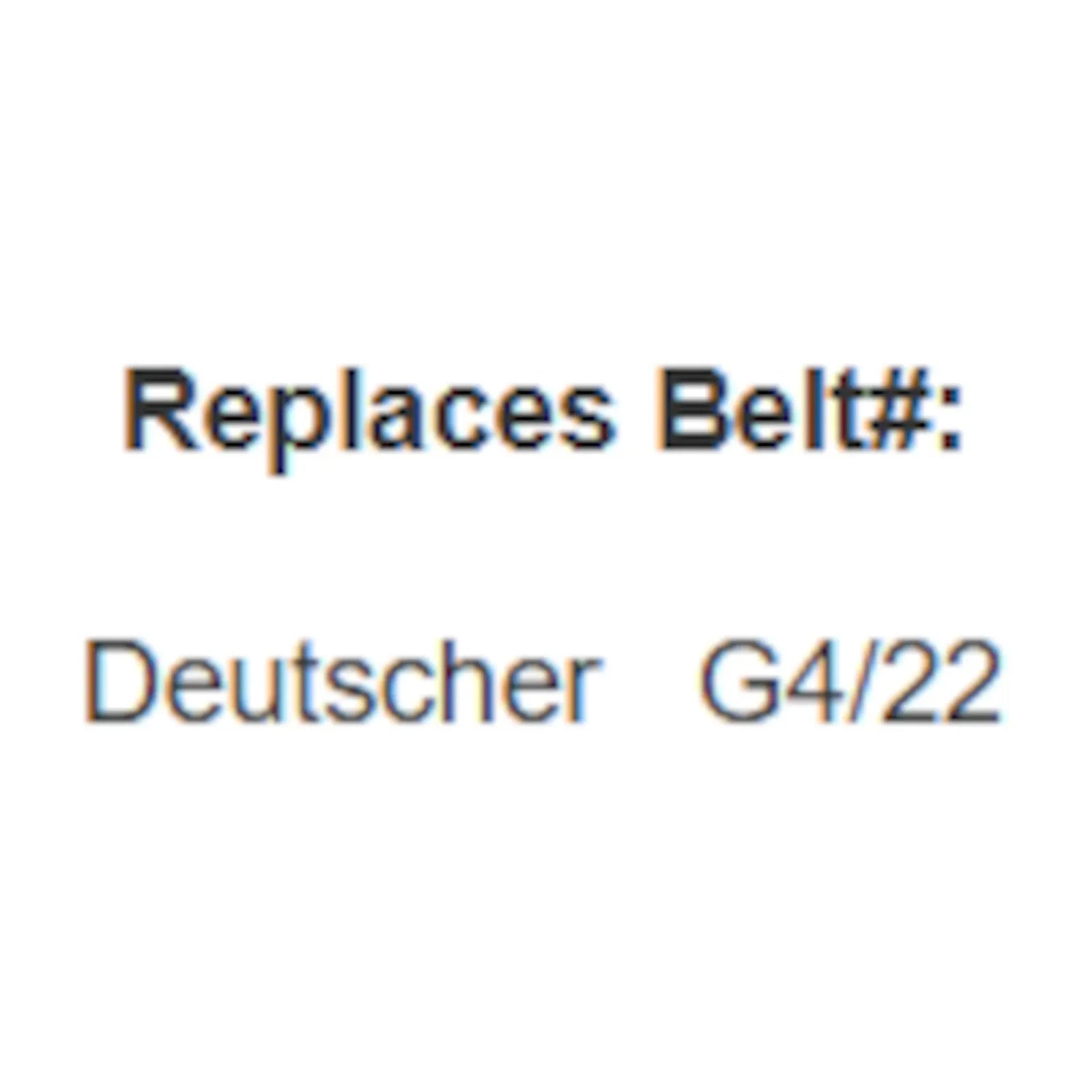V-Belt for Deutscher G26 Self Propelled Slasher with Honda G400 - G4/22
