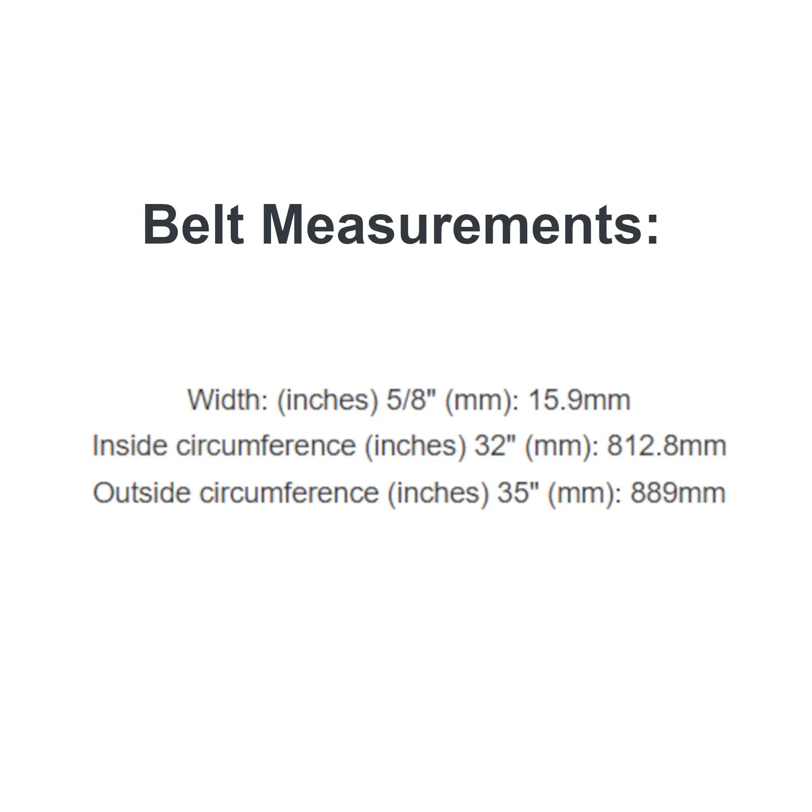 Belt for Cub Cadet, Masport, Morrison, MTD, Rover & Scott Bonnar 754-04331 or 954-04331 and Walker 5234-1