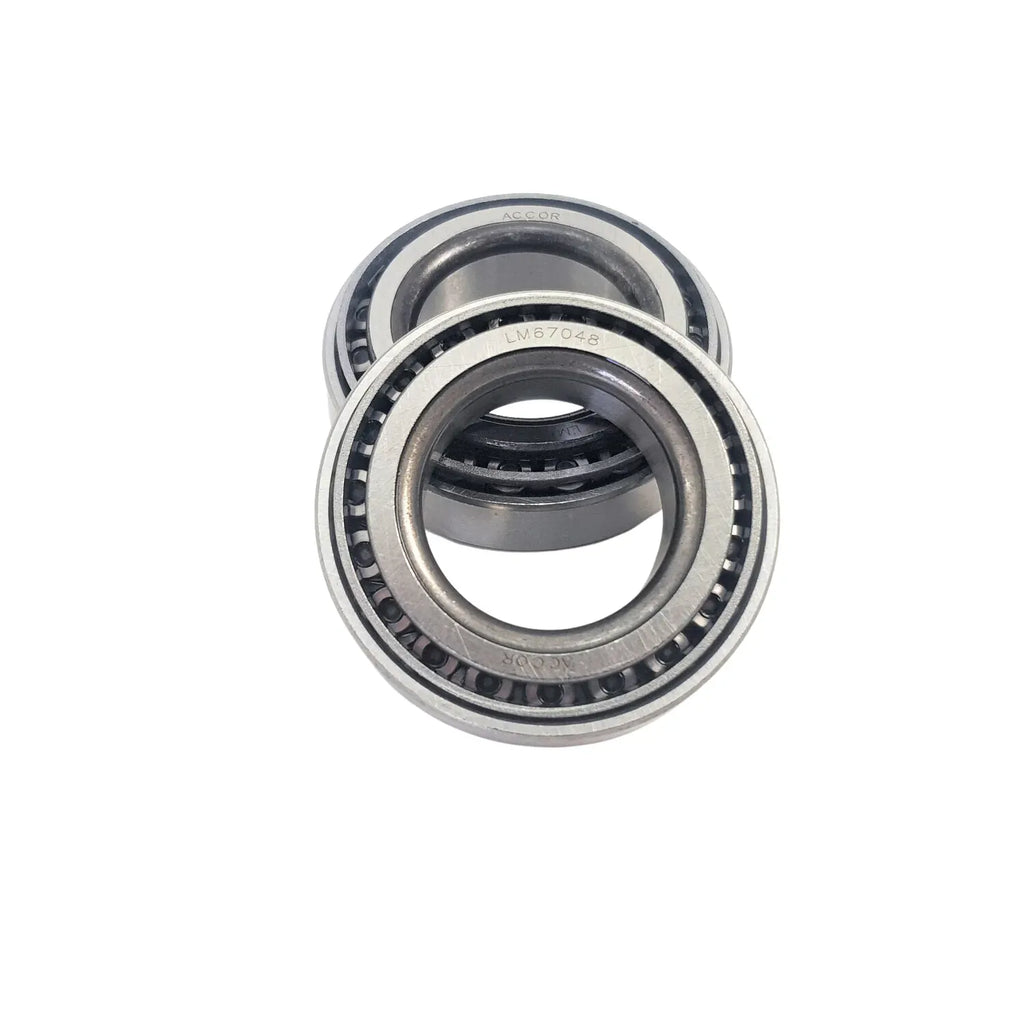 2x Trailer Wheel Bearing Kits 30210 and LM67048 fits various Kimberley Karavans 60mm w Marine Seal