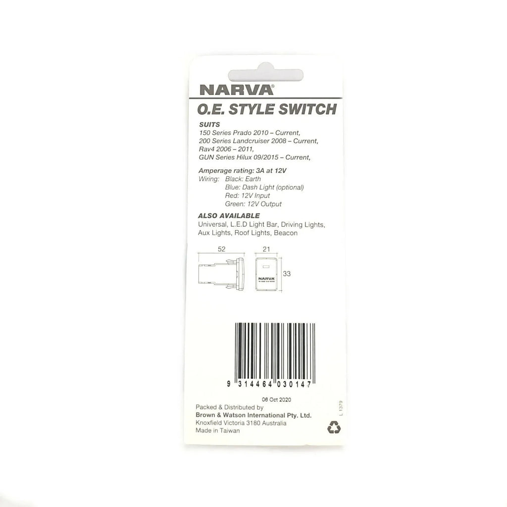 Narva Driving Light Switch for Toyota Landcruiser 200 Series