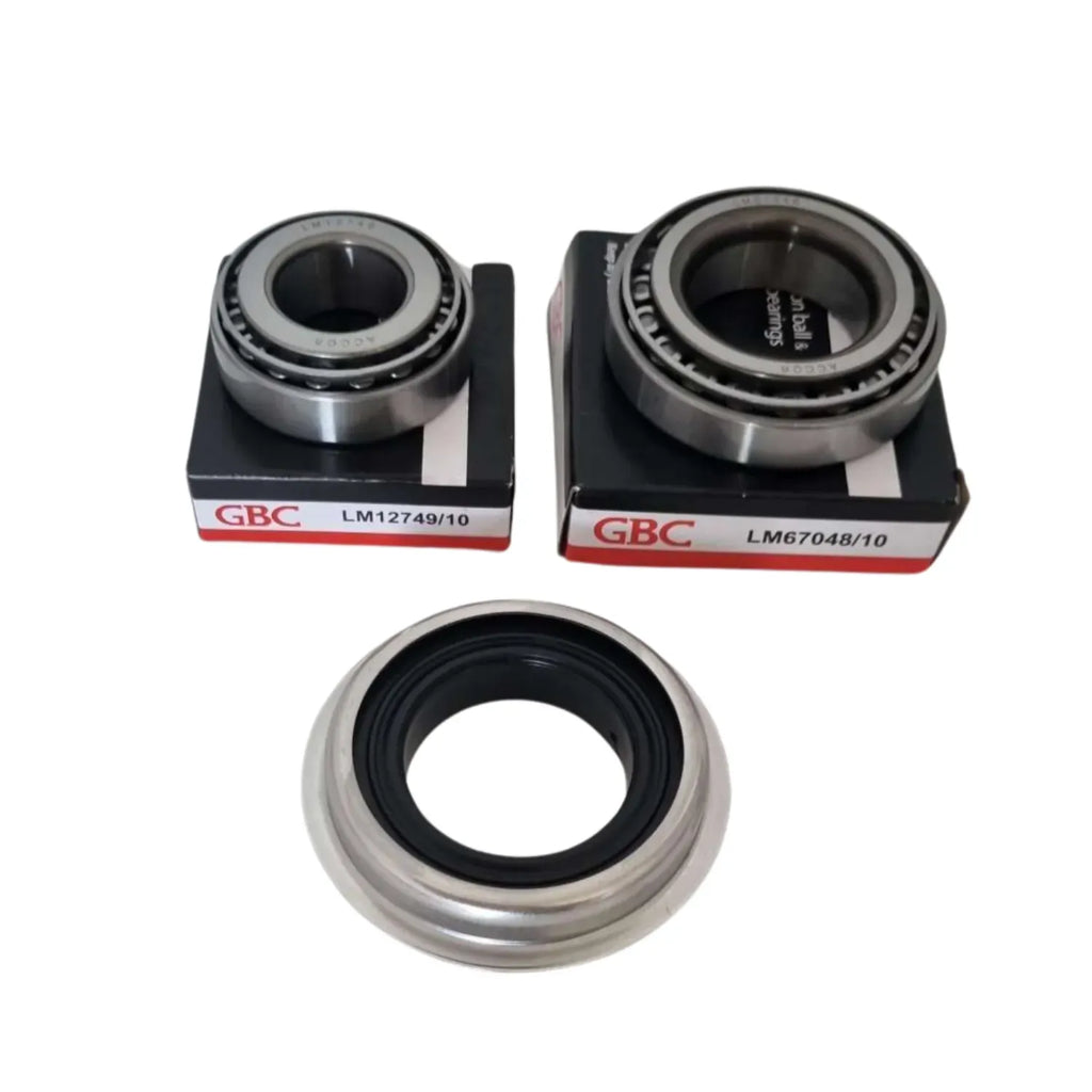 1x Wheel Bearing Kit w/ Seals for Selected Kara Kar Double Axle Horse Float | LM67048/10 LM12749/10