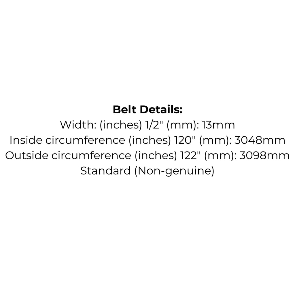 Belt Replaces GT2314 for Greenfield Mini Mow