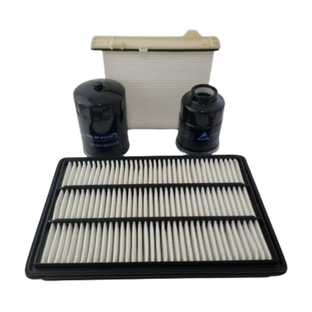 Service Kit with Cabin Filter for Mitsubishi Pajero NS NT NW NX 2006-2021 | Air, Oil, Fuel & Cabin Filters