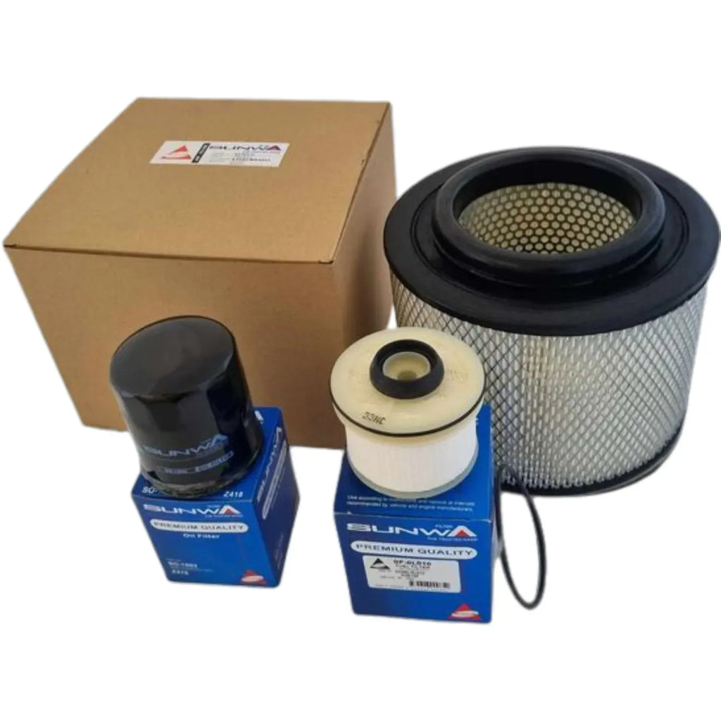 Service Kit for Toyota Hilux KUN16 or KUN26 2005-2015 | Air, Oil, Fuel Filters
