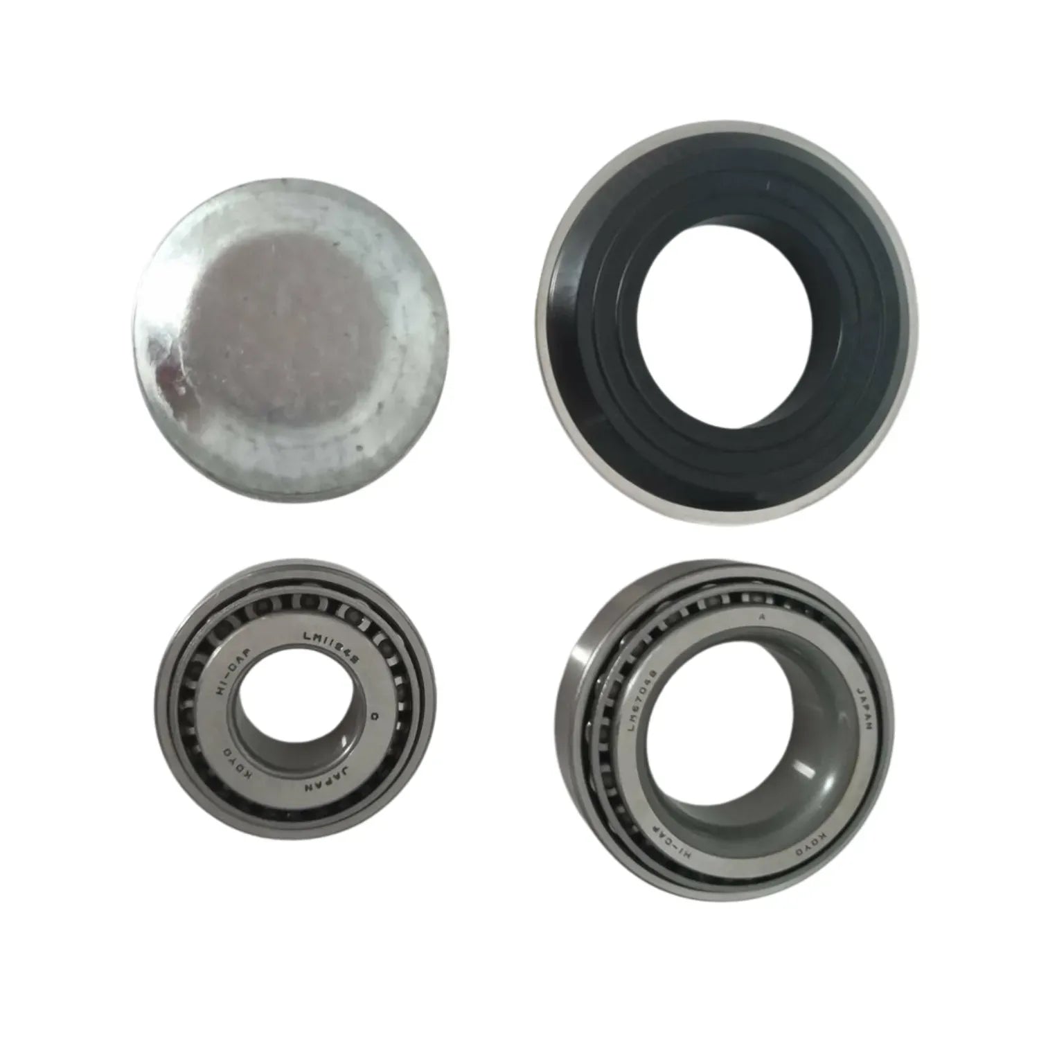 2x Marine Trailer Bearing Kits with DUSTCAPS for Holden Axles LM67048 and LM11949 | Koyo Bearings