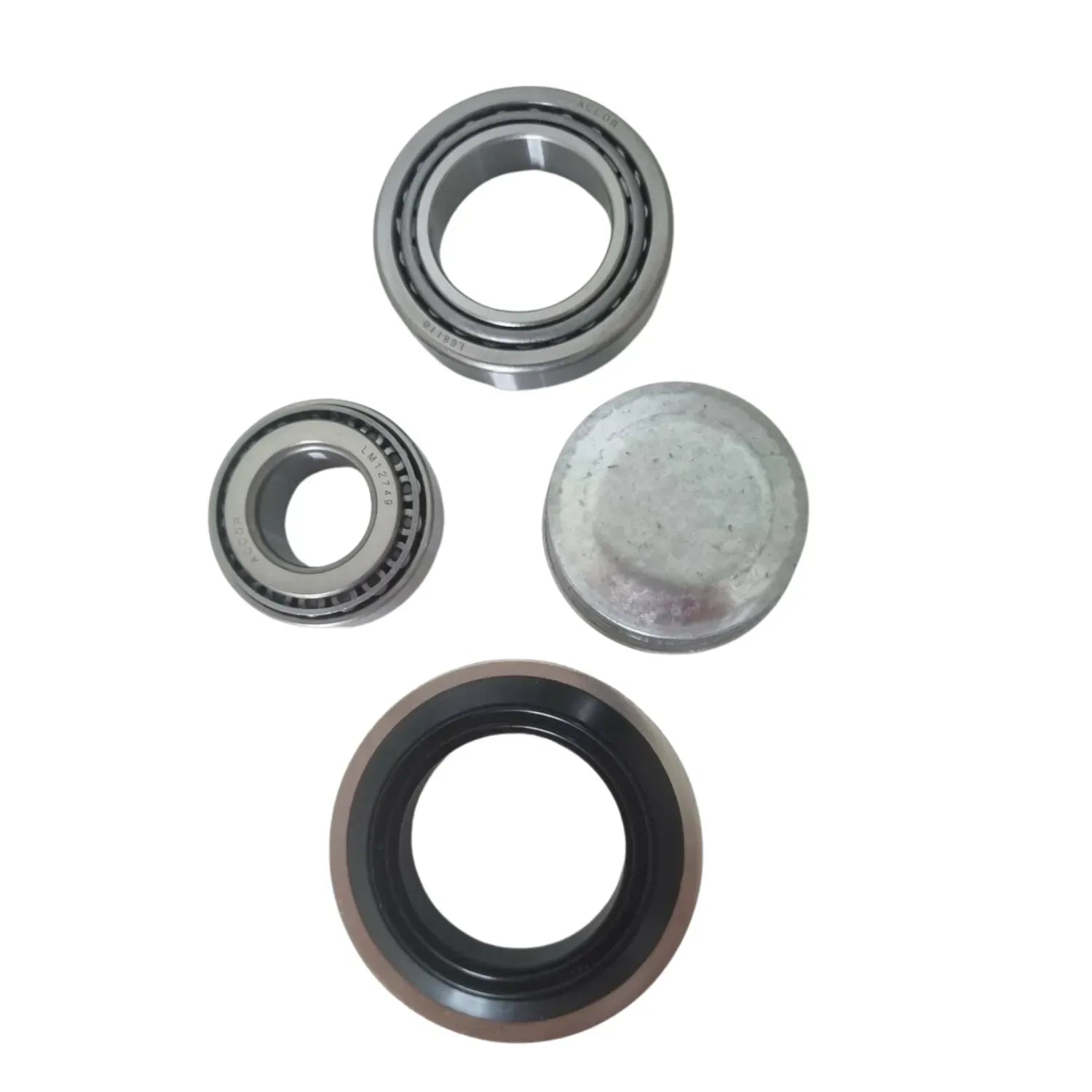 2x Marine Trailer Bearing Kits with DUSTCAPS for Ford Axles. L68149 and LM12749