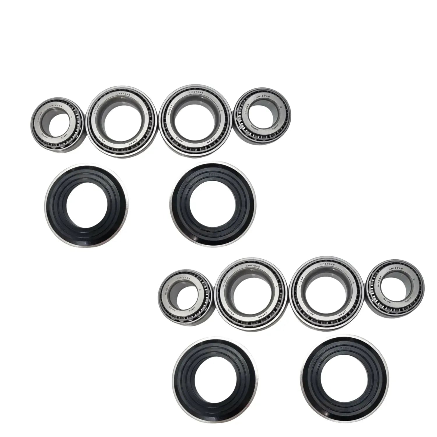 4x Wheel Bearing Kits for selected Kara Kar Double Axle Float | LM67048/10 LM12749/10