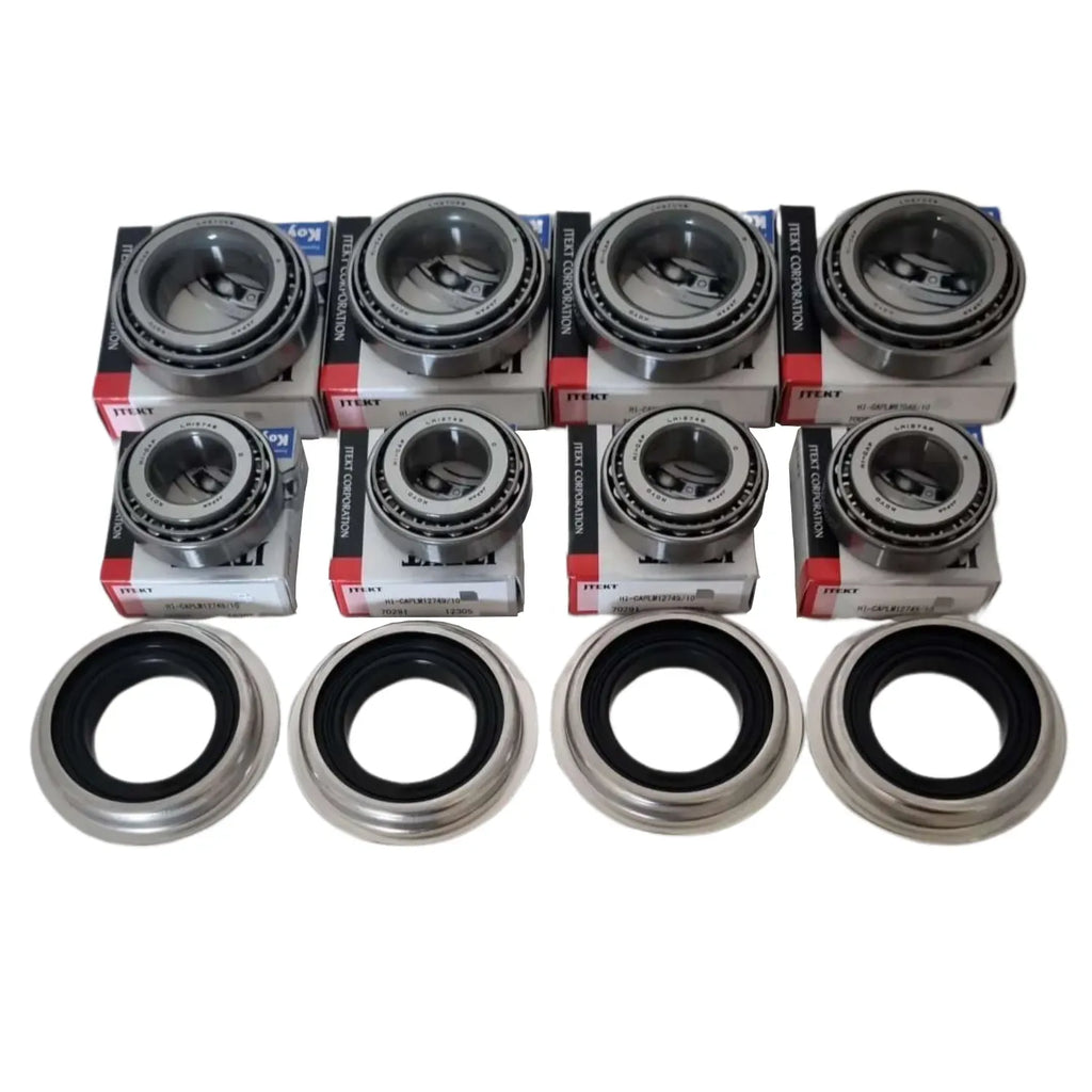4x Wheel Bearing Kits for selected Kara Kar Double Axle Float | LM67048/10 LM12749/10