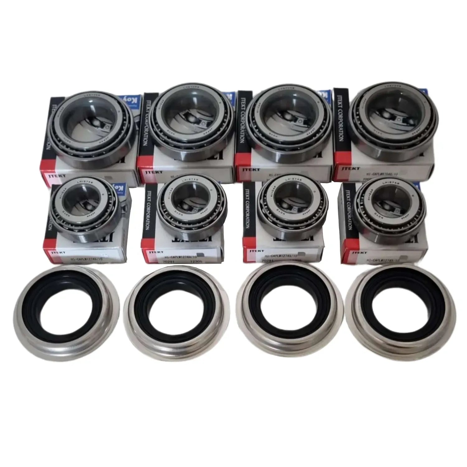 4x Wheel Bearing Kits for selected Kara Kar Double Axle Float | LM67048/10 LM12749/10