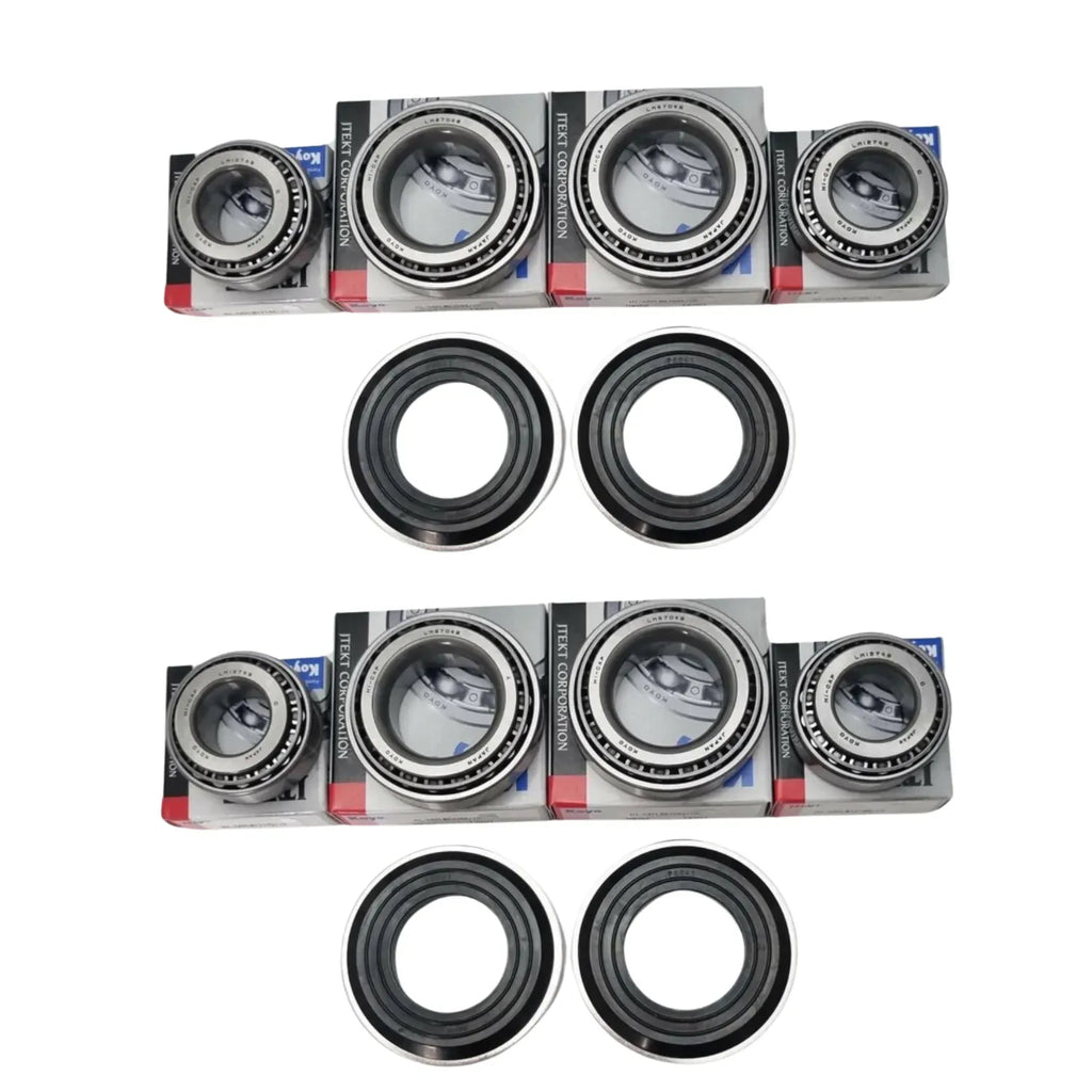 4x Wheel Bearing Kits for selected Kara Kar Double Axle Float | LM67048/10 LM12749/10