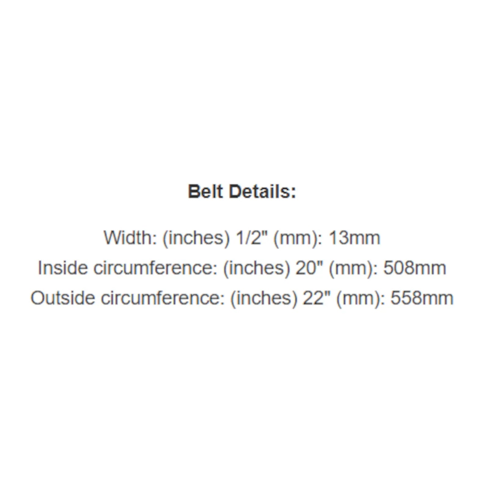 Transmission Belt for Deutscher 26" cut G26 Self Propelled Slasher variable speed. Replaces Belt# G4/20