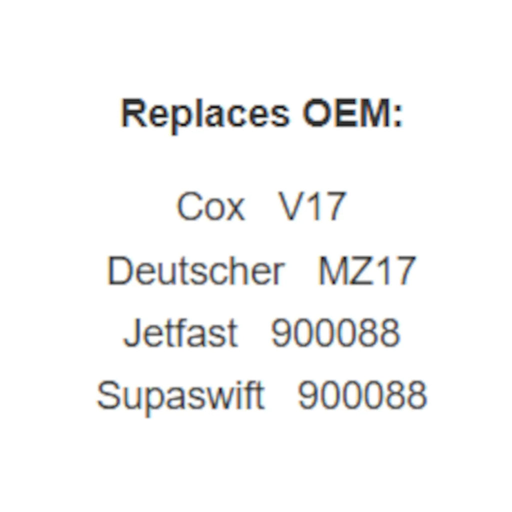 Belt Replaces Cox V17, Deutscher MZ17, Jetfast and Supaswift 900088