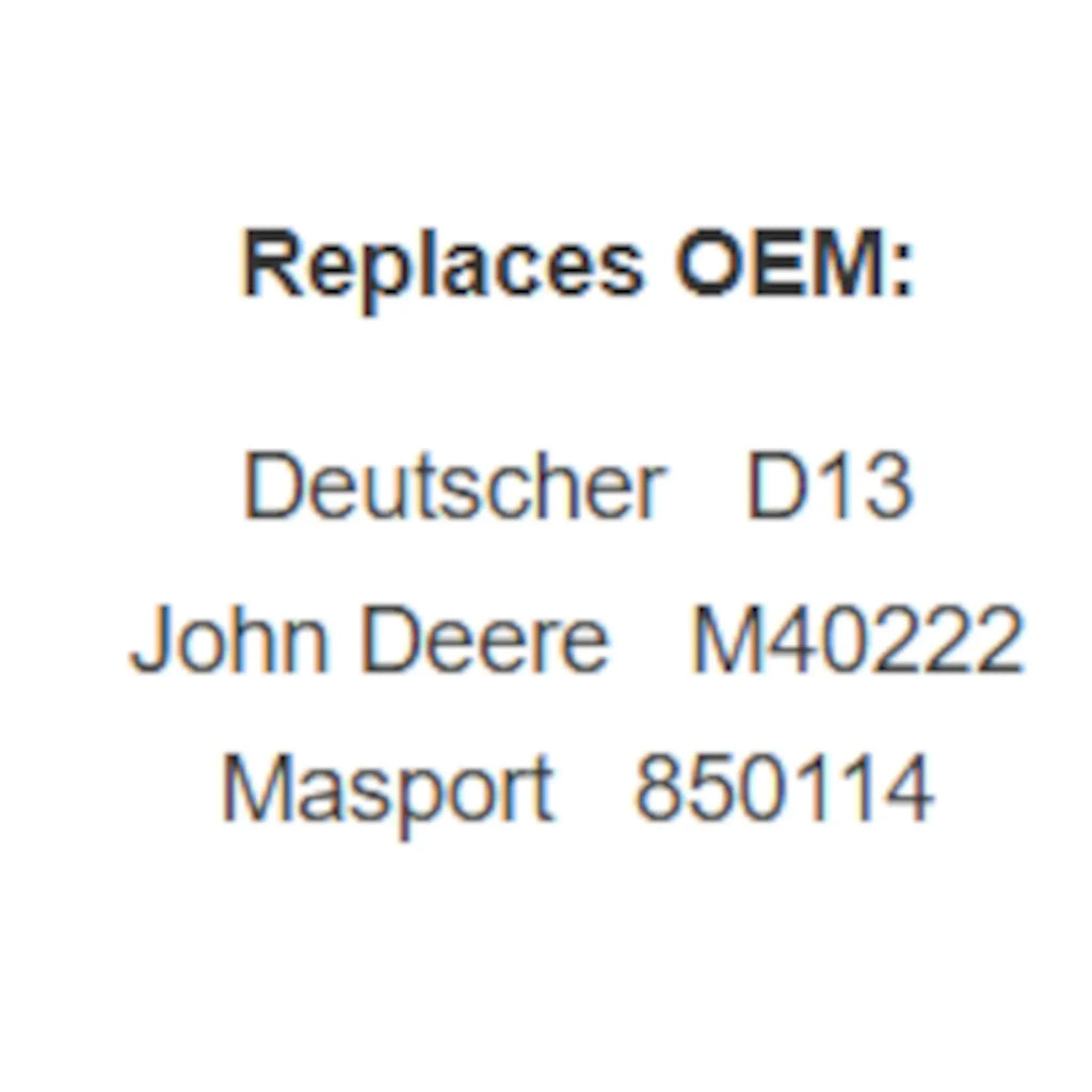 Belt Replaces Deutscher D13, John Deere M40222 or Masport Grassmaster 850114