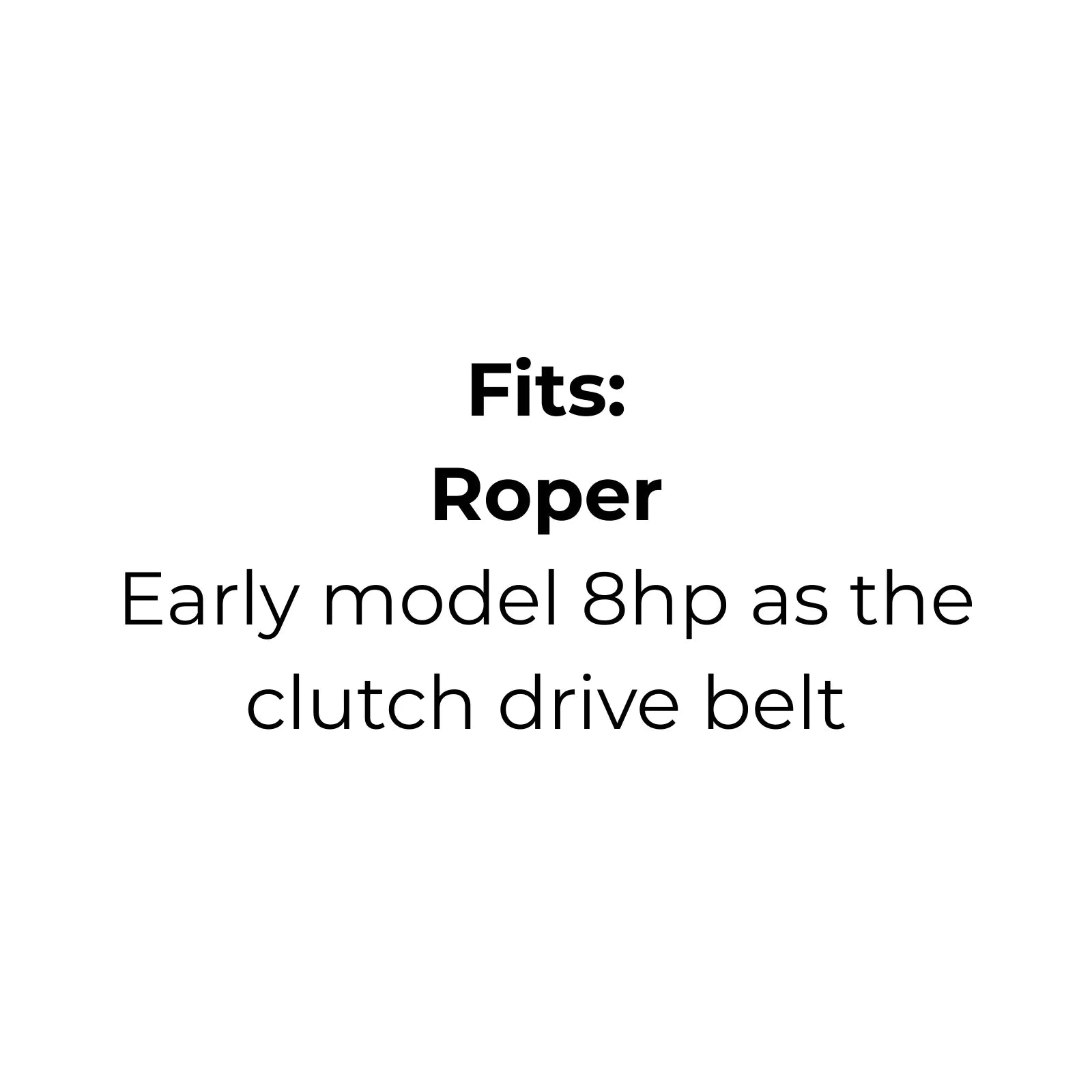 Belt Replaces Masport 850210, C3351 and 529258, Scott Bonnar S3601323, Greenfield or Roper