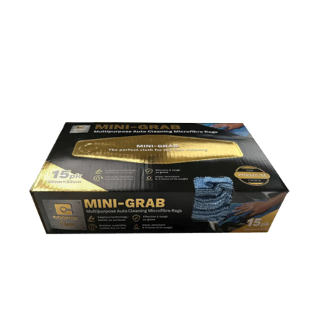 Cooper Kleen Mini-Grab Multipurpose Auto Cleaning Microfibre Rags 15pk