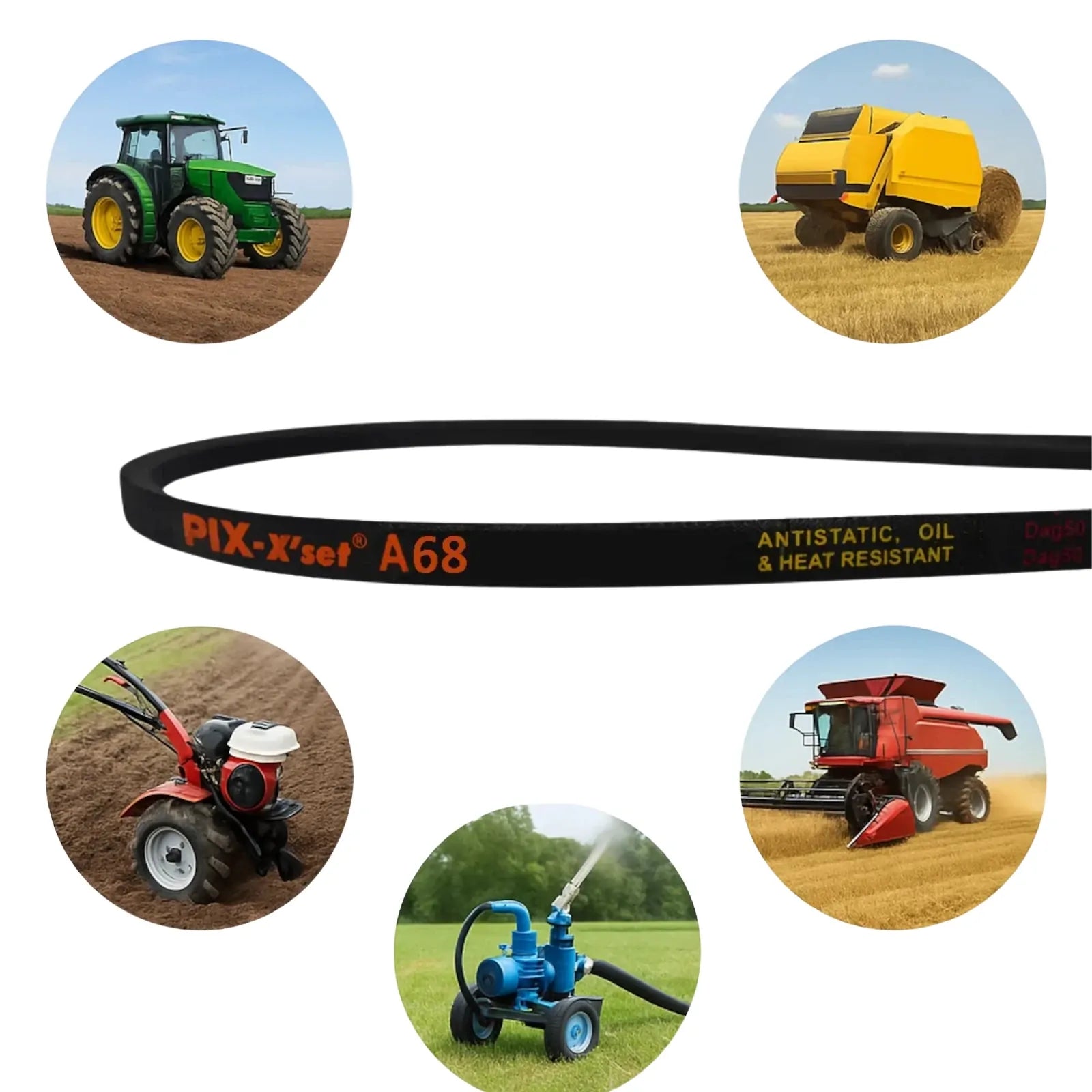 Belt Replaces Roper 62828 or Hustler 600979