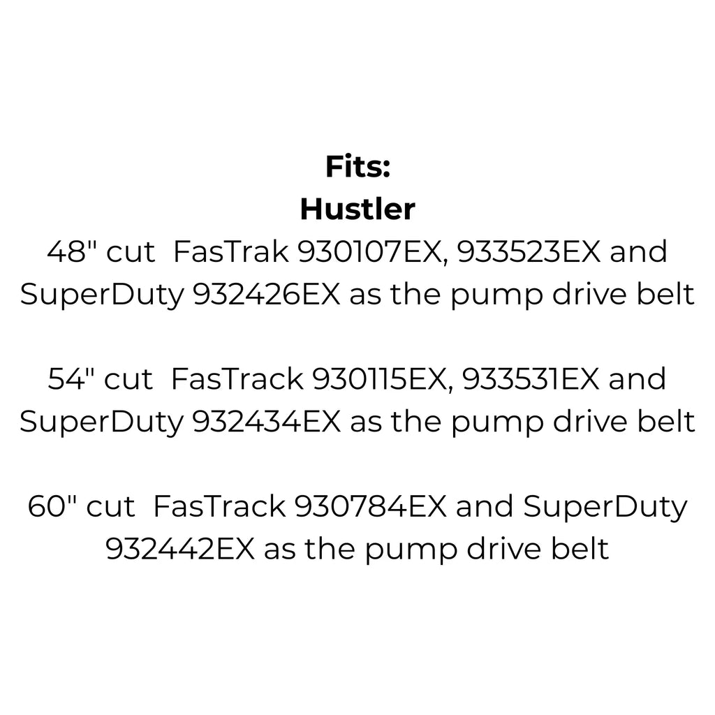 Belt Replaces Roper 62828 or Hustler 600979