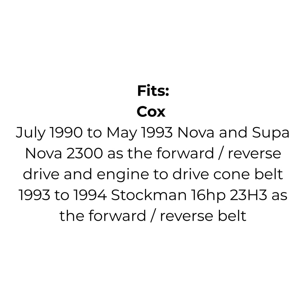 Belt Replaces Cox VA77 or SVA77 